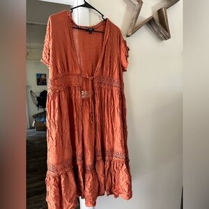 Torrid Terracotta Bohemian Dress